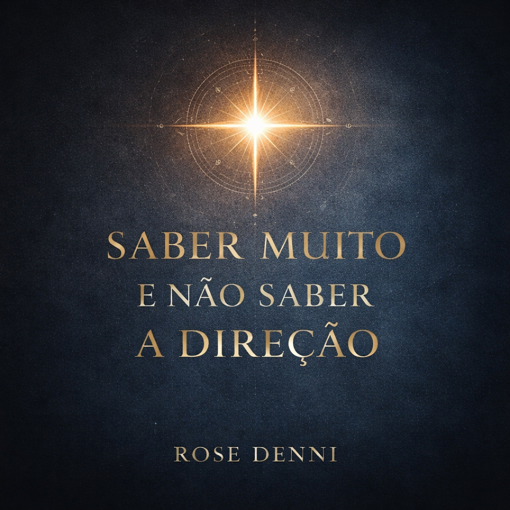 Saber muito e não saber a direção